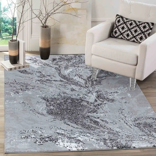 Serdim Serenity 268 Black Portrait Rug