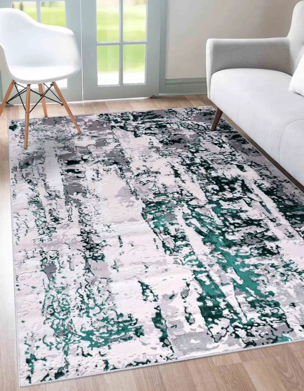 Emperor 320 Styra Aqua Rug
