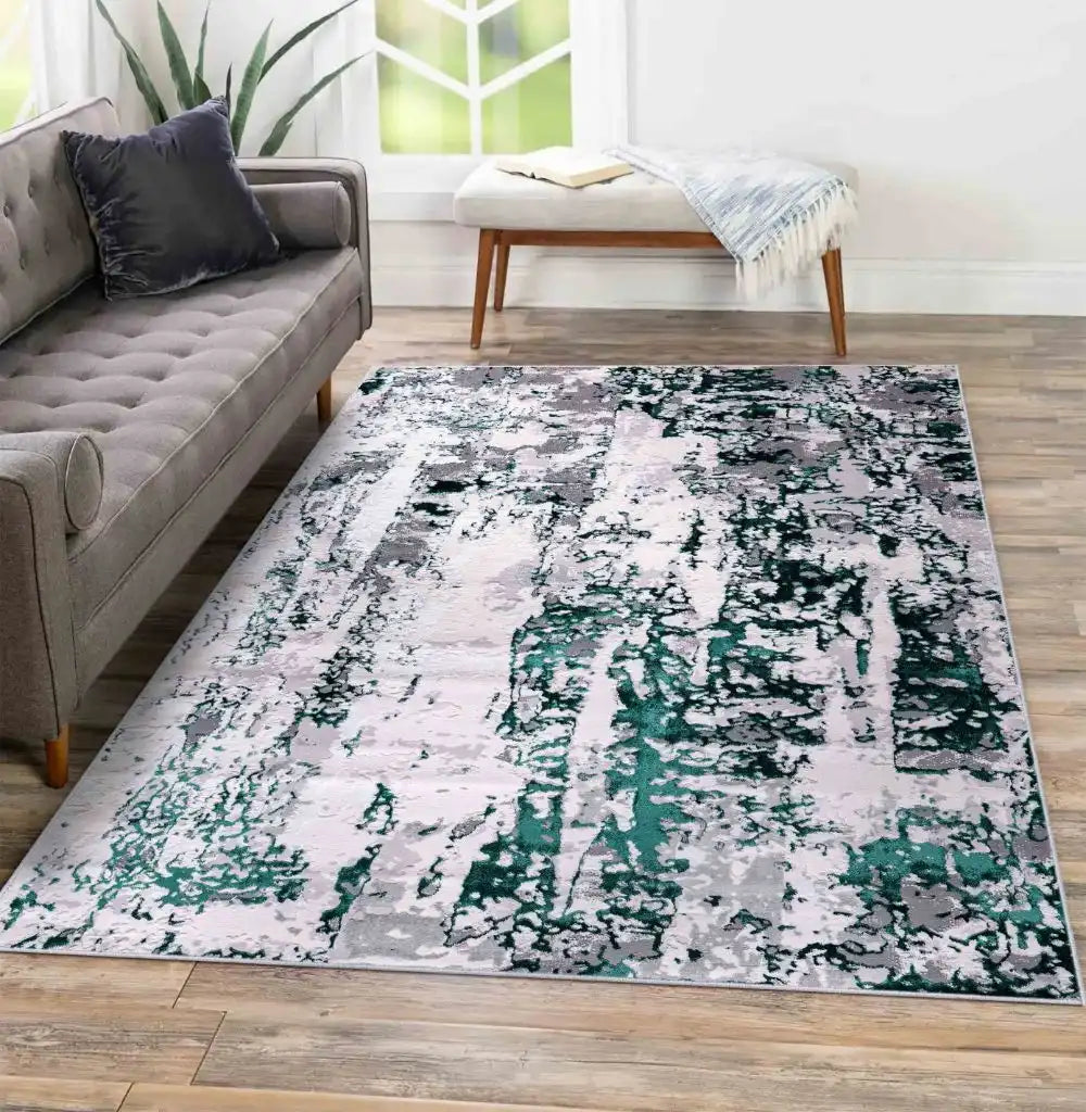 Emperor 320 Styra Aqua Rug