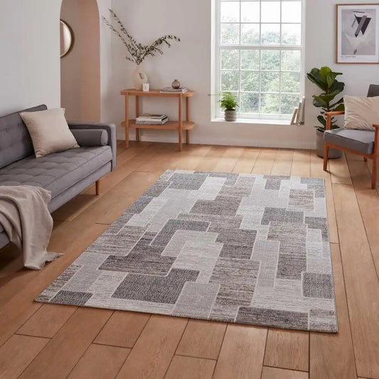Creation 50178 Brown Beige Rug RS