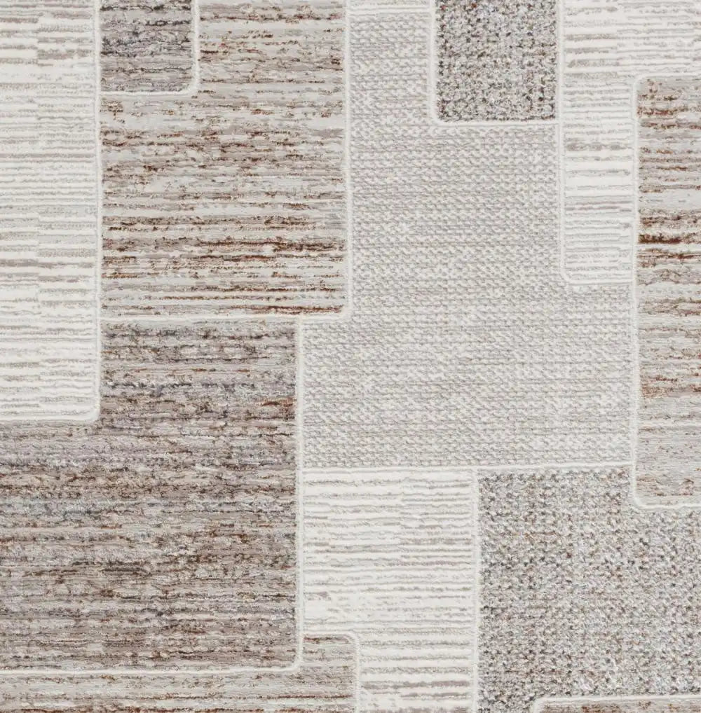 Creation 50178 Brown Beige Rug RS