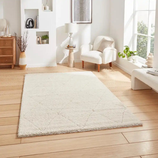 Ideal Shaggy 80260 Cream Rug RS