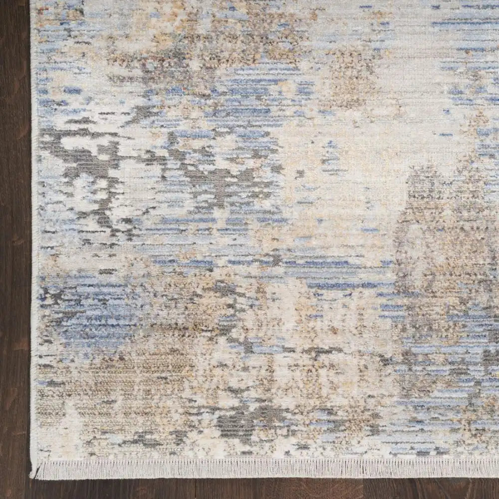 Abstract Hues ABH01 Grey Blue Rug RS