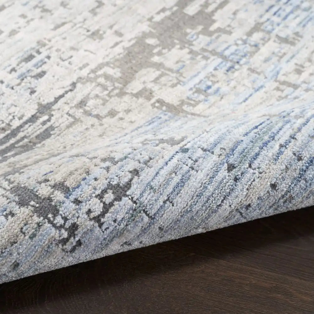 Abstract Hues ABH02 Blue Grey Rug RS