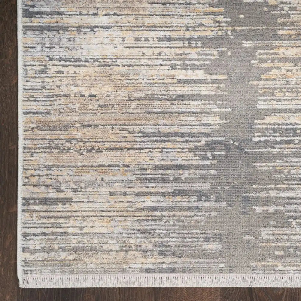 Abstract Hues ABH03 Grey Gold Rug RS