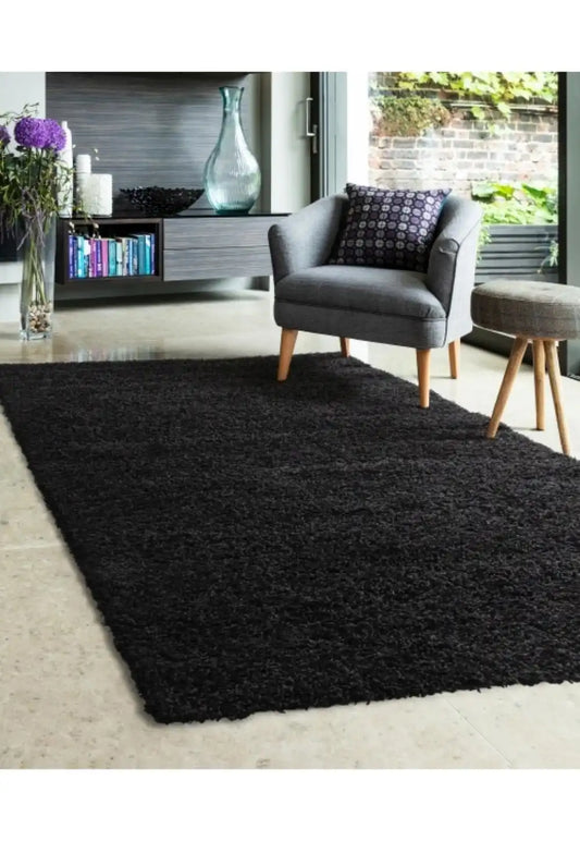 Jazz Shaggy BLACK Rug RS