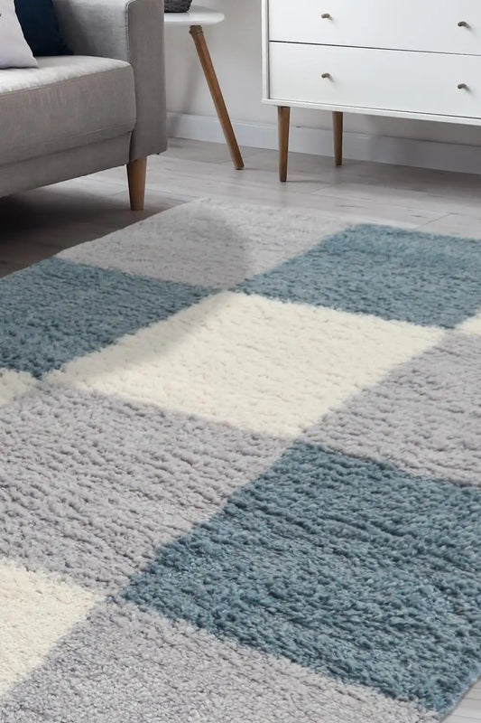 Snug Melrose BLOCKS DUCK EGG Rug RS