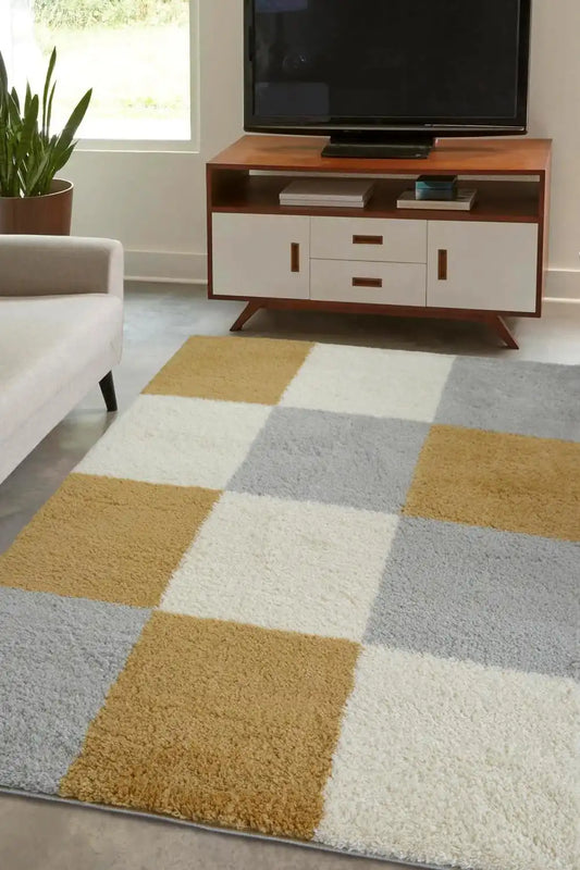 Snug Melrose BLOCKS OCHRE Rug RS