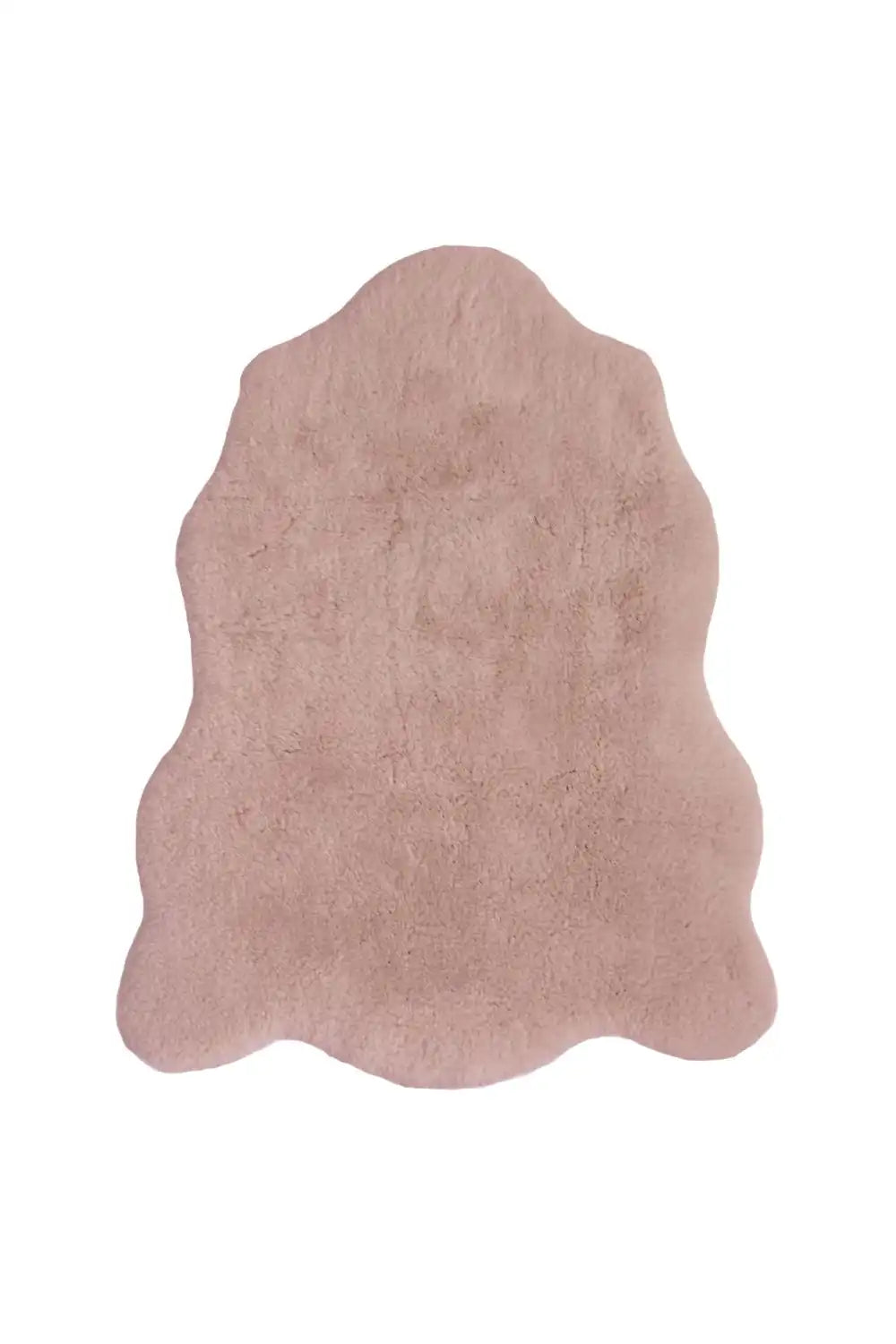 Luxury Faux Fur Melrose Blush Rug RS