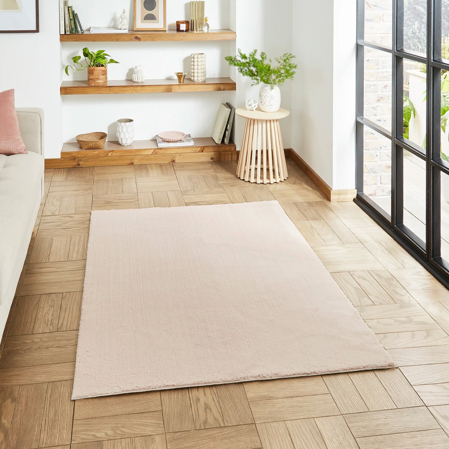 Bay Washable Blush Rug RS