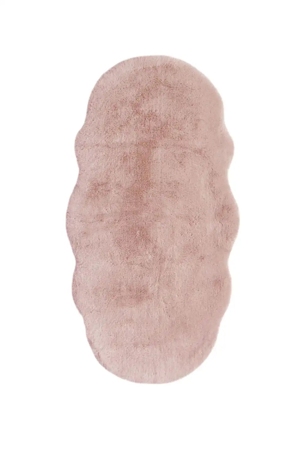 Luxury Faux Fur Melrose Blush Rug RS