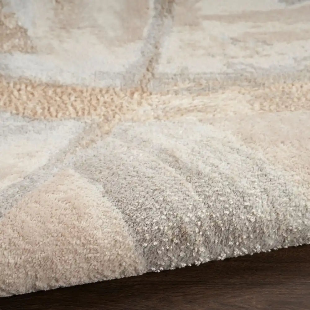 Brushstrokes BSK01 Beige Grey Rug RS