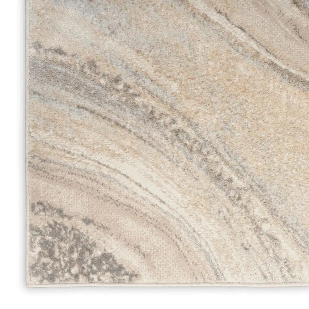 Brushstrokes BSK03 Cream Grey Rug RS