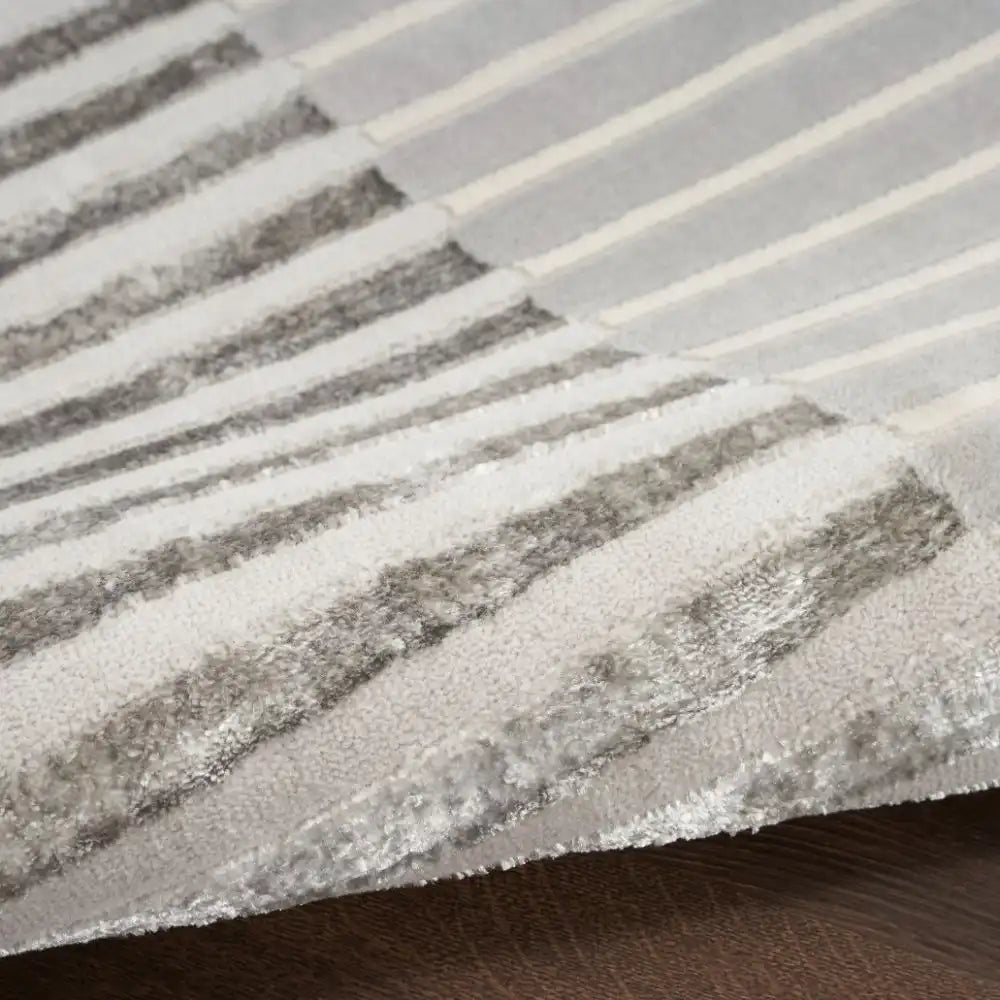 Brushstrokes BSK04 Silver Grey Rug RS