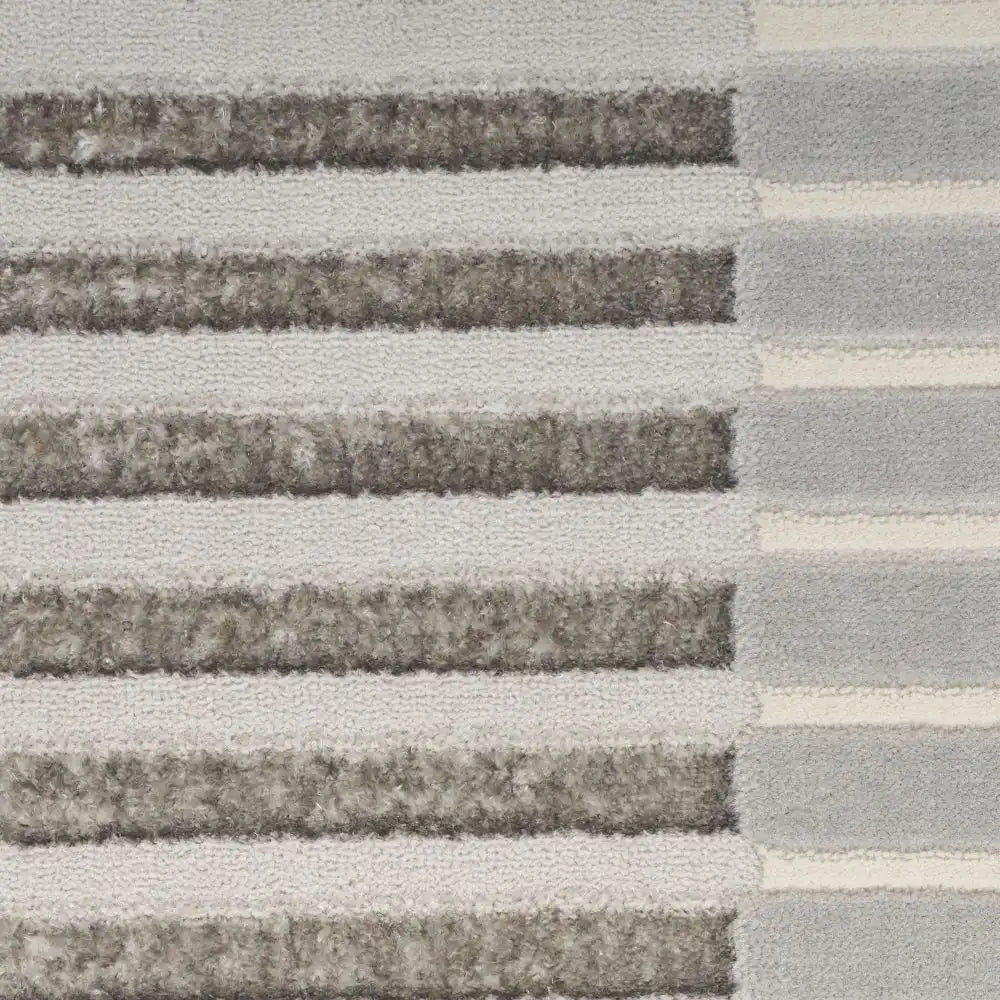 Brushstrokes BSK04 Silver Grey Rug RS