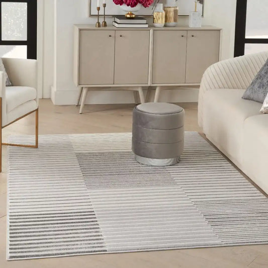 Brushstrokes BSK04 Silver Grey Rug RS
