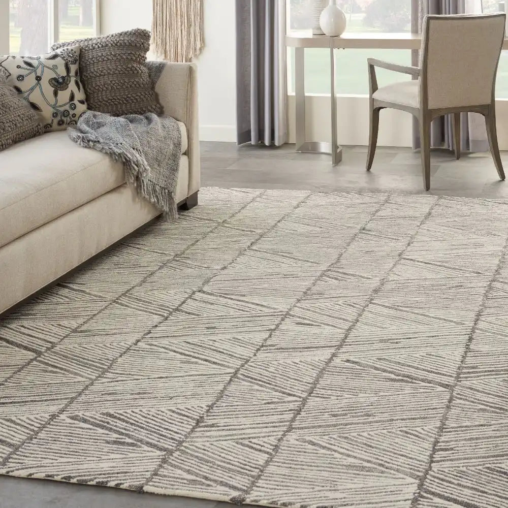 Colorado CLR01 Grey White Rug RS