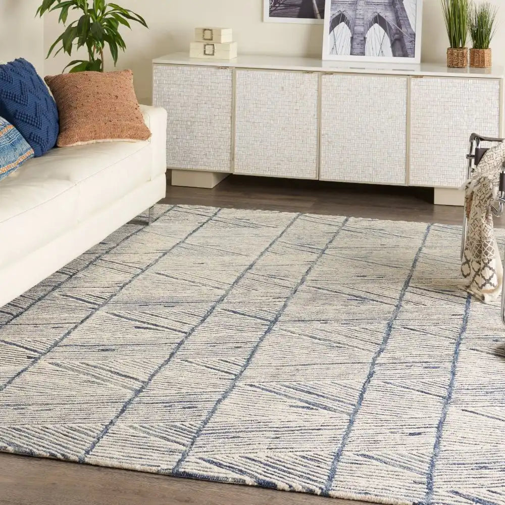 Colorado CLR01 White Blue Rug RS