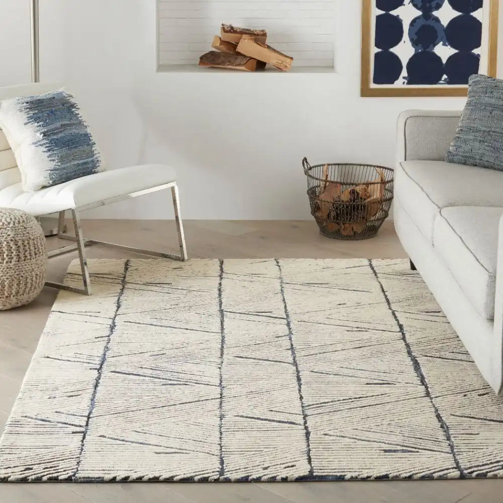 Colorado CLR01 White Blue Rug RS