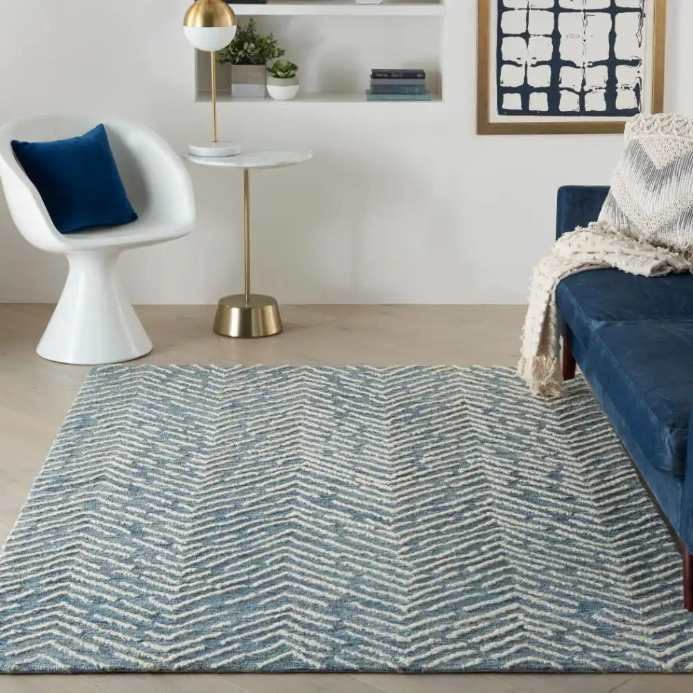 Colorado CLR02 Indigo Ivory Rug RS