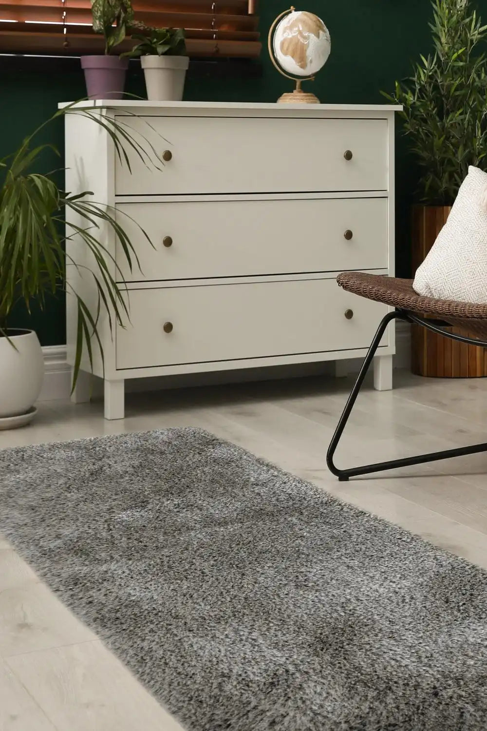 Soft Washable COSY GREY Rug RS