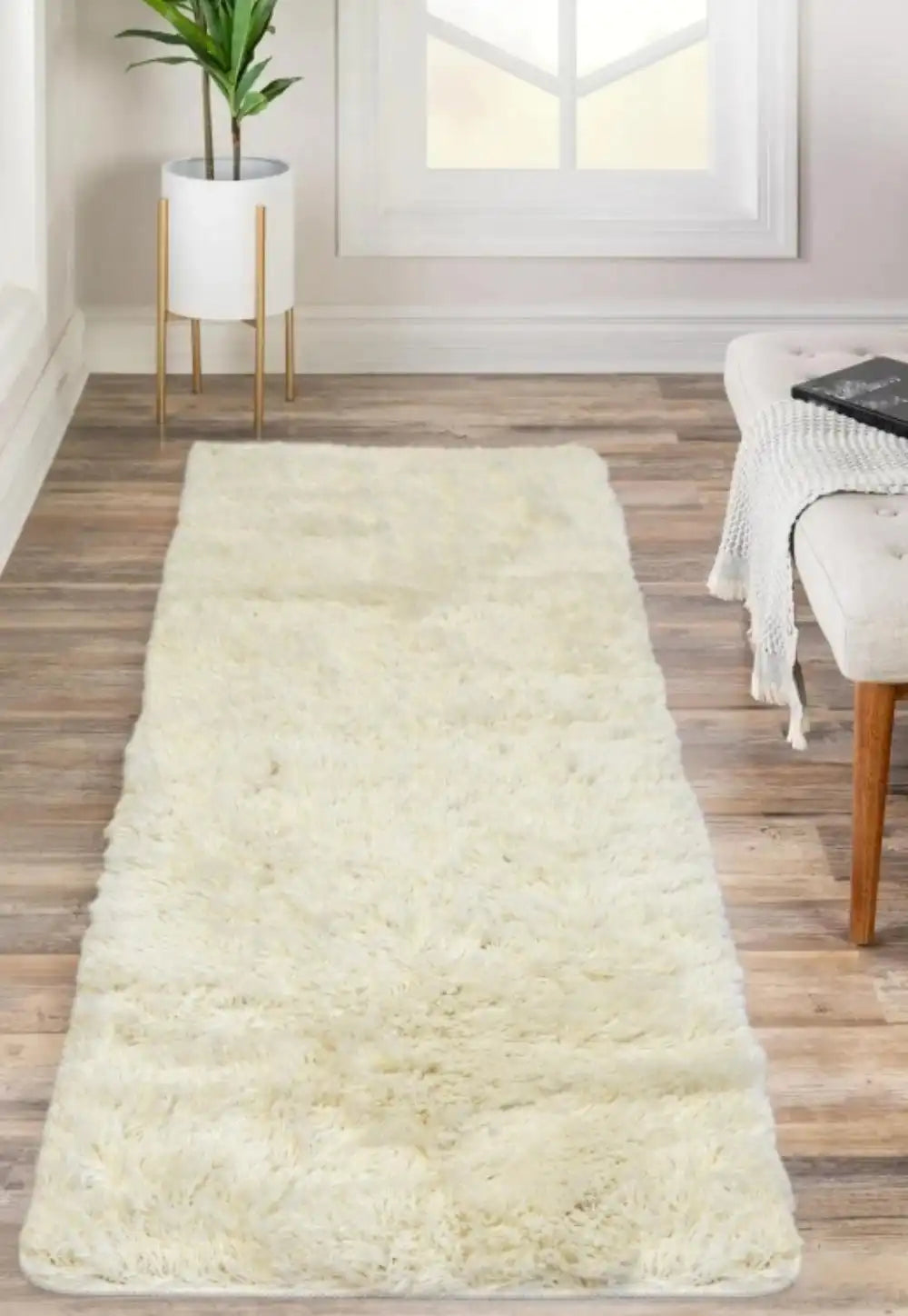 Soft Washable COSY IVORY Rug RS