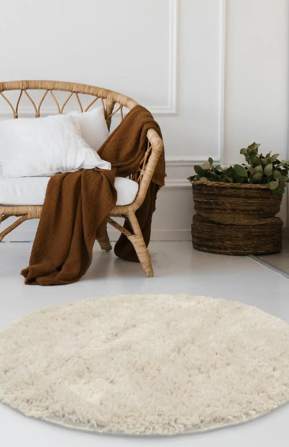 Soft Washable COSY IVORY Rug RS