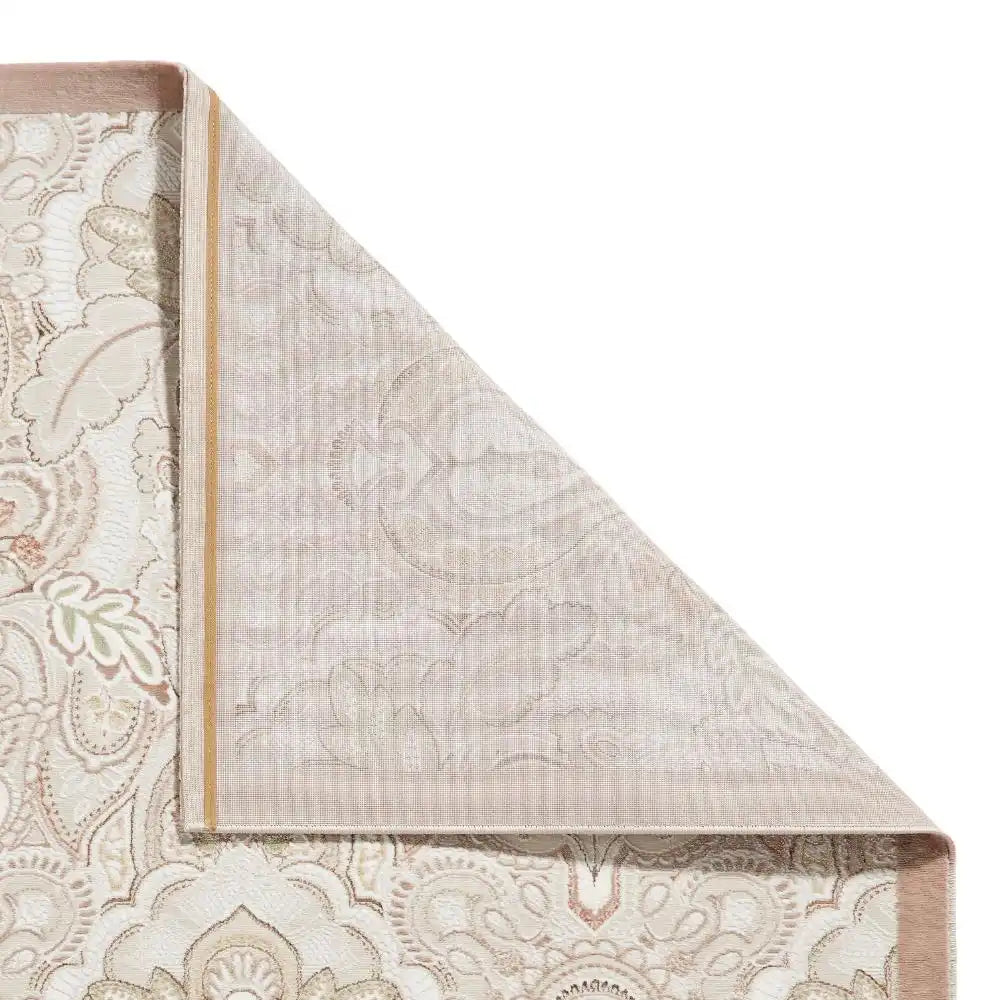 Laurence Llewelyn-Bowen Damask Bronze Rug RS
