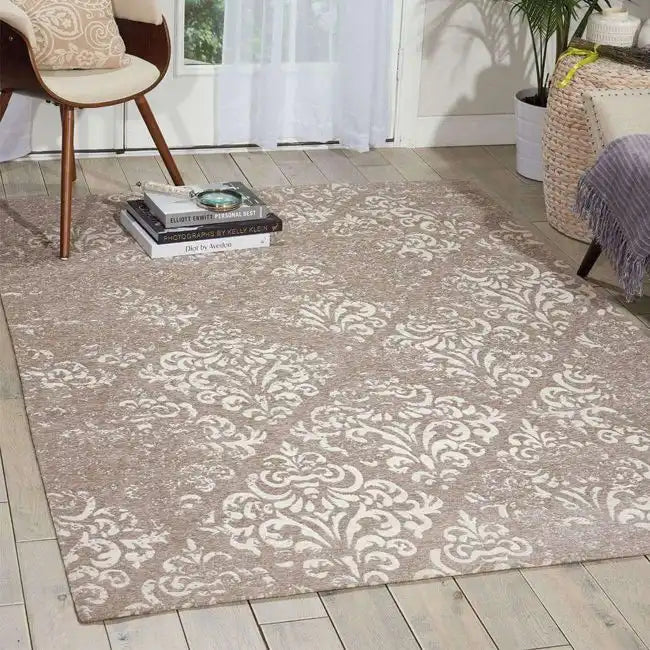 Damask DAS03 Ivory Grey Rug RS