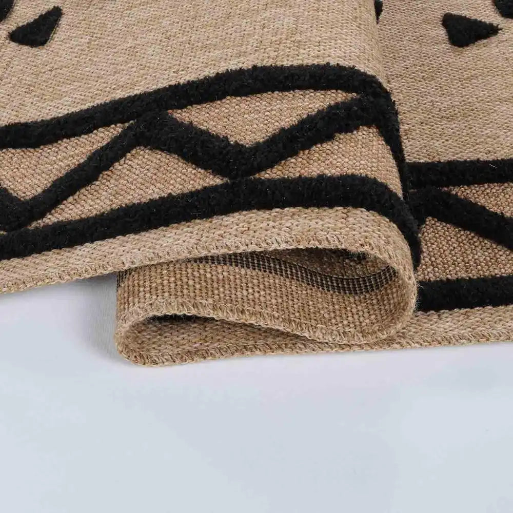 Harper Outdoor Aztec black Rug