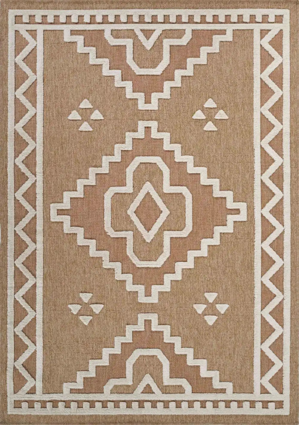 Harper Outdoor Aztec Cream Rug