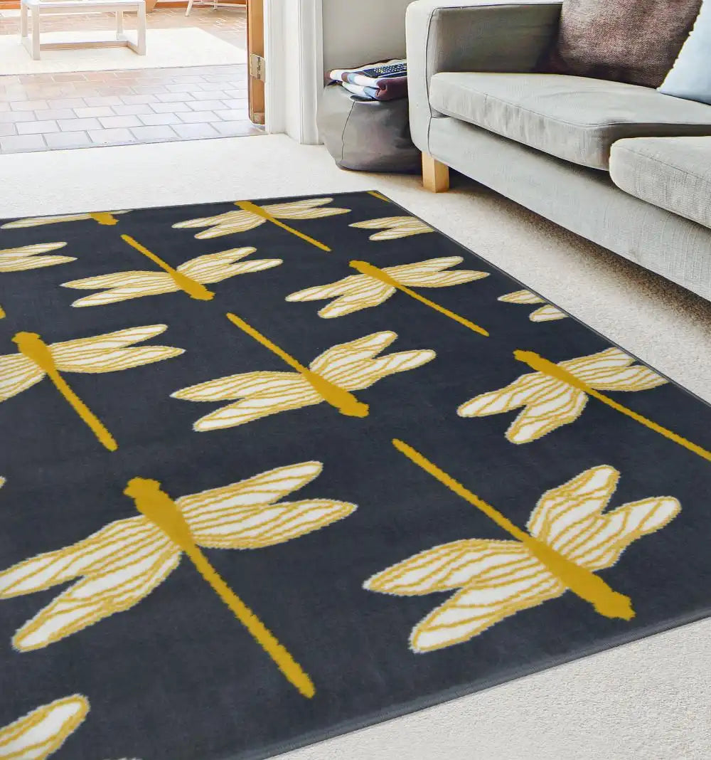 Maestro DRAGONFLY CHARCOAL Rug RS