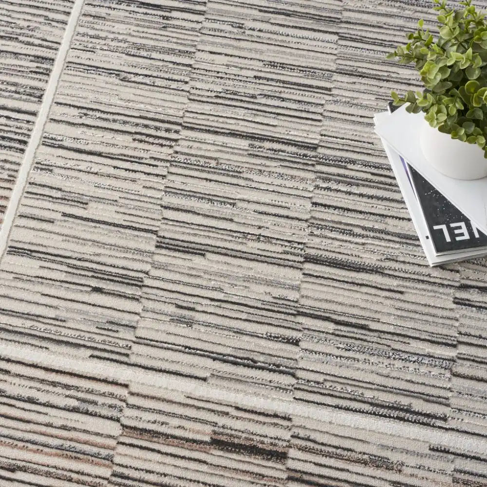 Desire Nourison DSR02 CHARCOAL GREY Rug RS