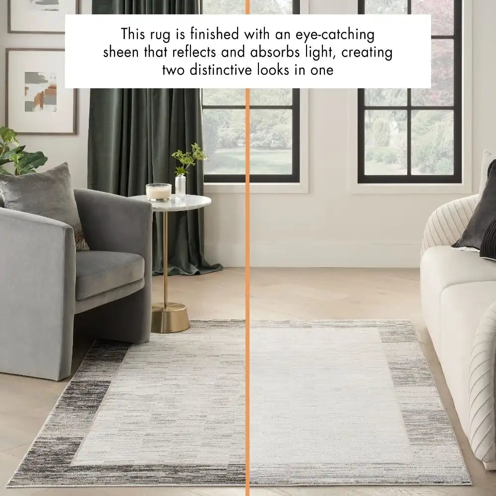 Desire Nourison DSR02 GREY BLACK Rug RS
