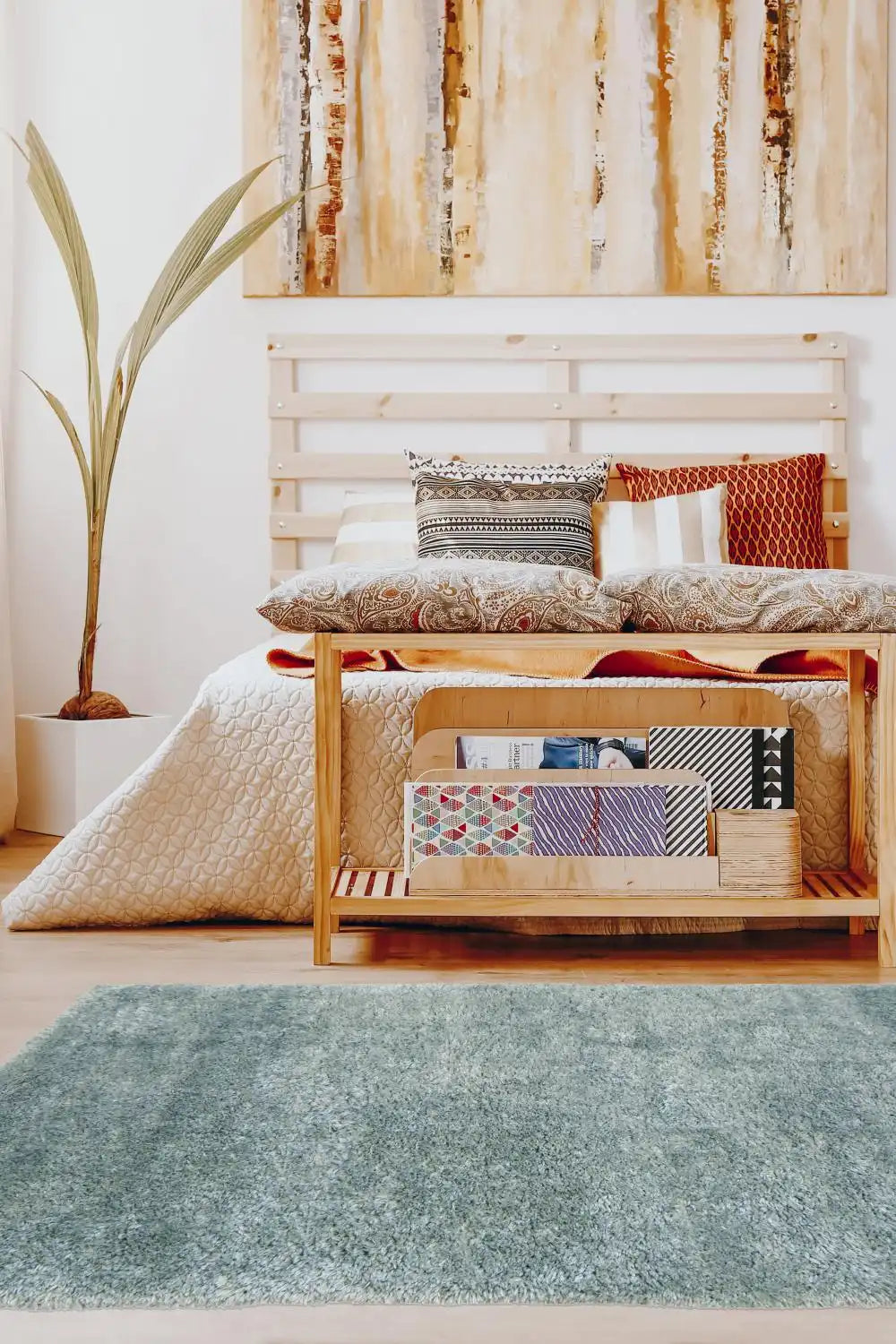 Lagom Duck Egg Rug RS