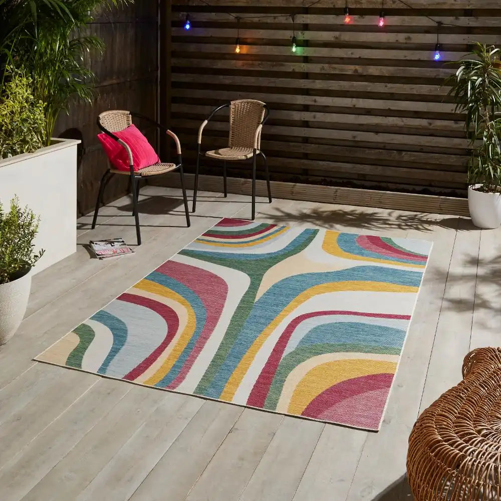 Spectrum Indoor Outdoor E9333 Multi Rug RS