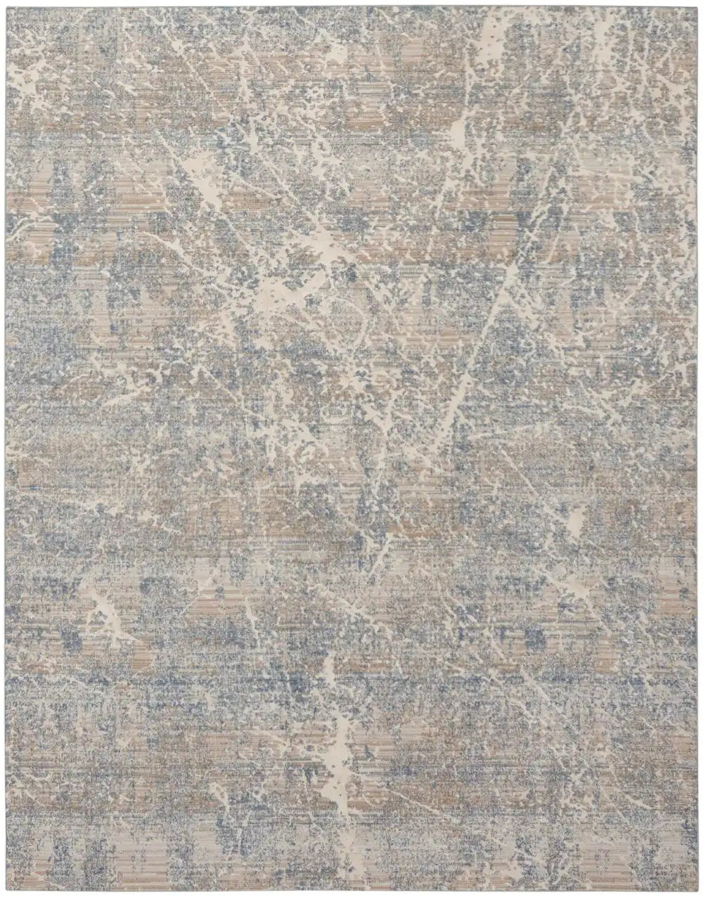 Exhale EXL02 Beige Blue Rug RS