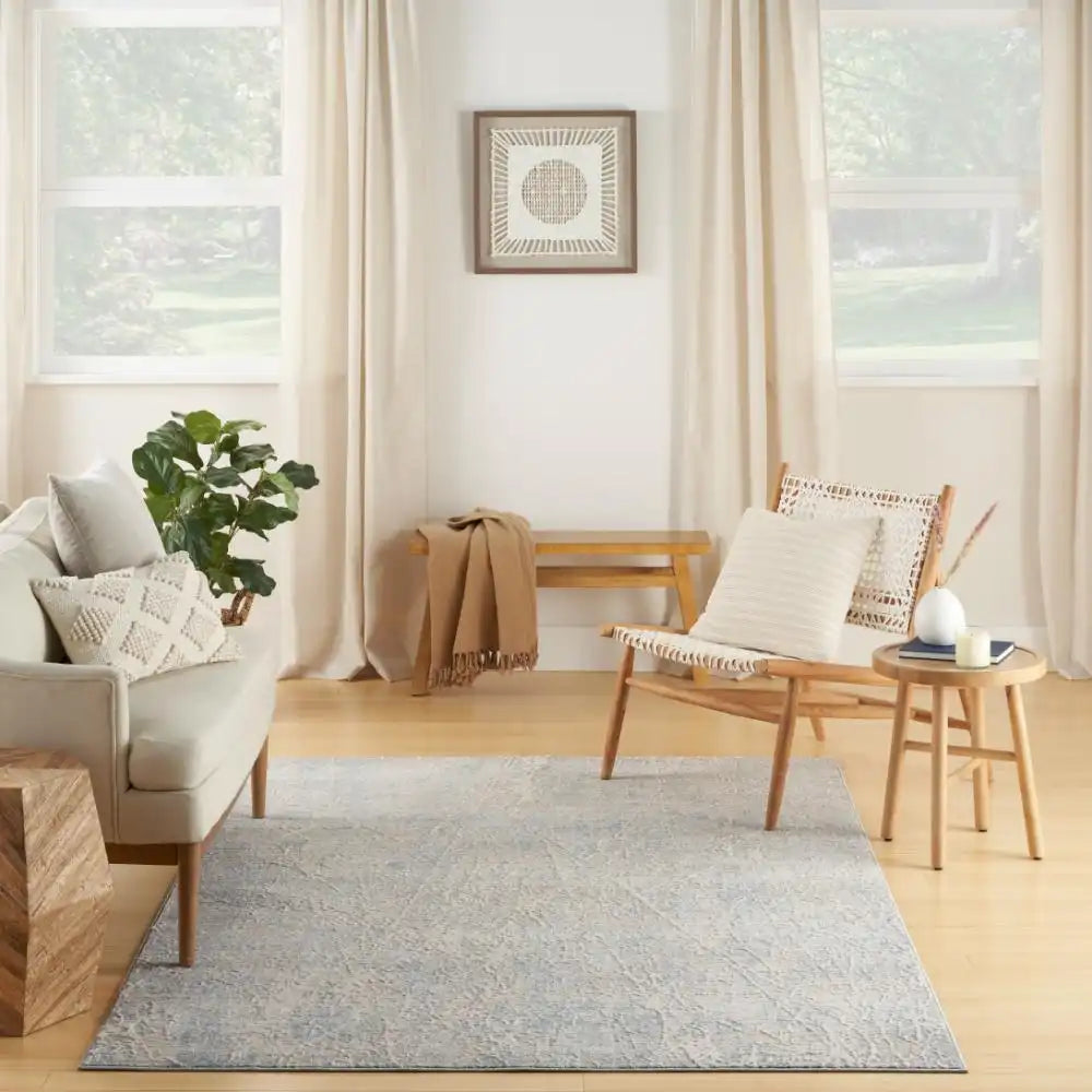 Exhale EXL02 Beige Blue Rug RS