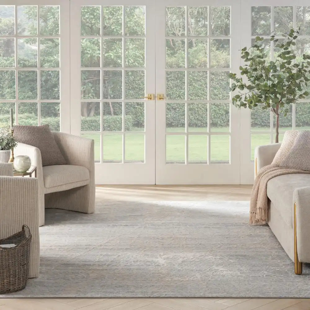 Exhale EXL02 Ivory Grey Rug RS