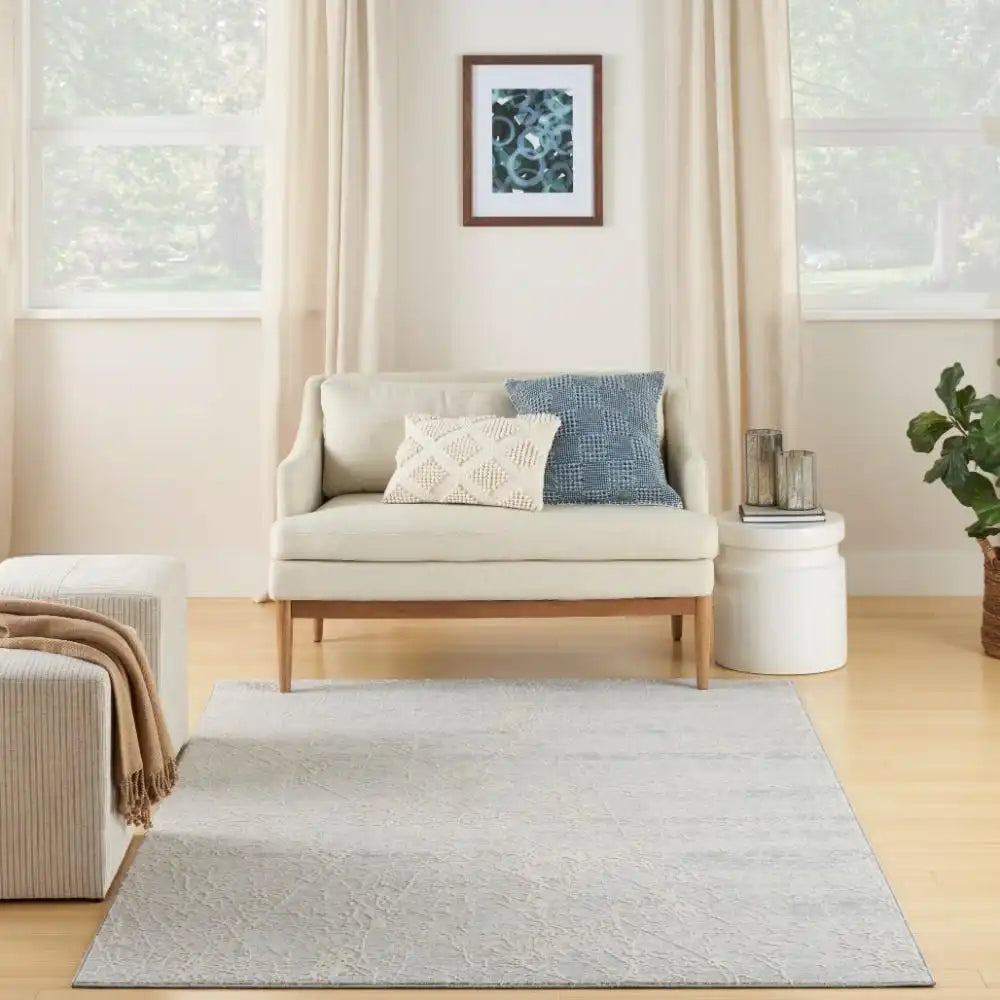 Exhale EXL02 Ivory Grey Rug RS