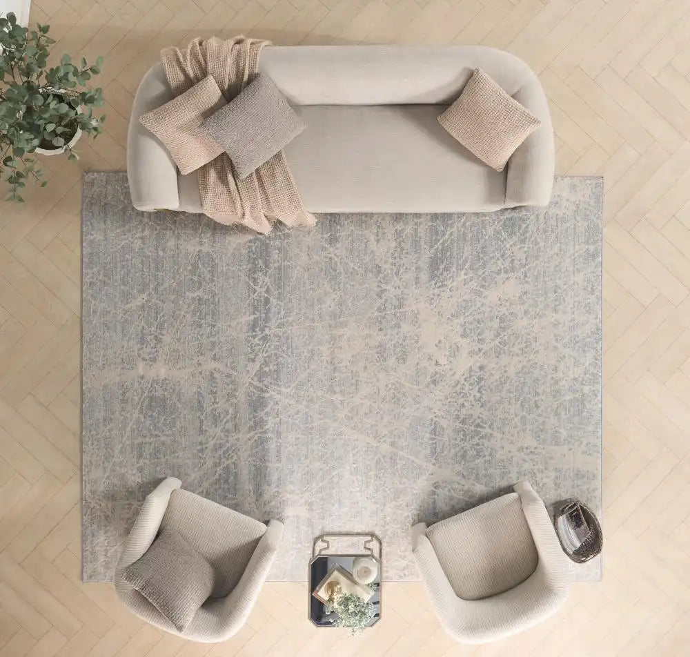 Exhale EXL02 Ivory Grey Rug RS