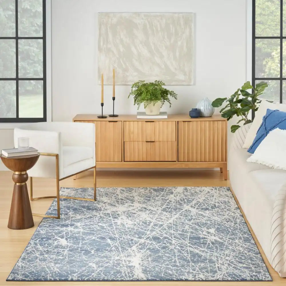 Exhale EXL02 Navy Ivory Rug RS