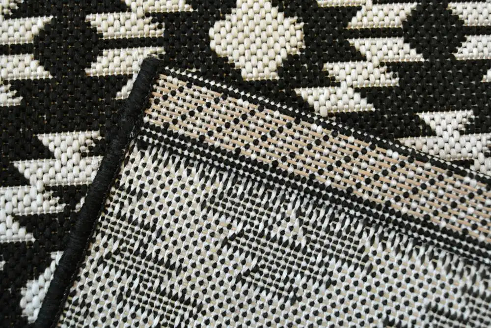 County Indoor Outdoor Genesis BLACK Rug RS