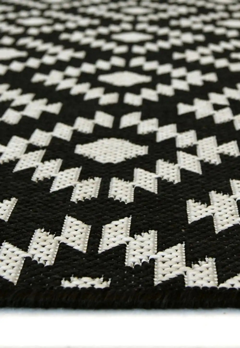 County Indoor Outdoor Genesis BLACK Rug RS