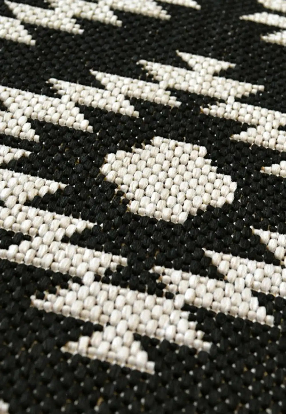 County Indoor Outdoor Genesis BLACK Rug RS