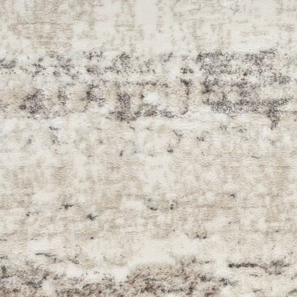 Glitz Nourison GLZ 10 Cream Grey Rug RS