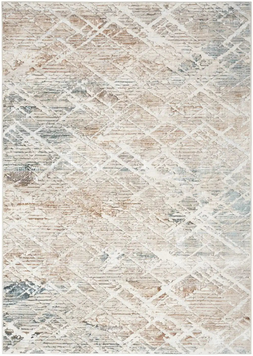 Glitz Nourison GLZ 11 Grey Rug RS
