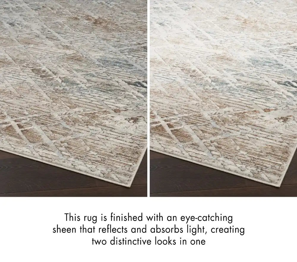 Glitz Nourison GLZ 11 Grey Rug RS