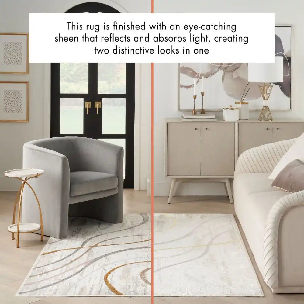 Glitz GLZ01 Ivory Multicolour Rug RS