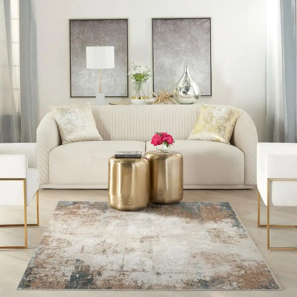 Glitz GLZ06 Taupe Multicolour Rug RS